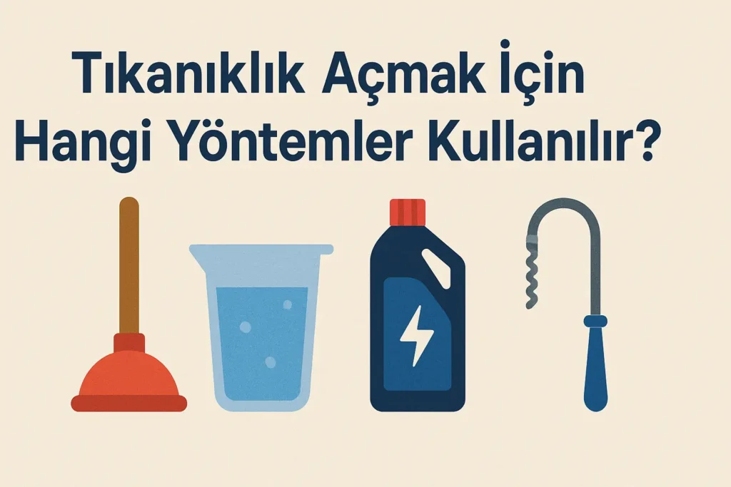 Lavabo tıkanıklığı nasıl açılır? Hangi yöntemler kullanılır?
