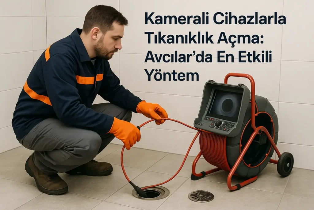 avcılar'da Kameralı Cihazlarla Tıkanıklık Açma