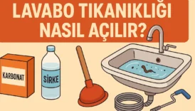 lavabo tıkanıklığı nasıl açılır