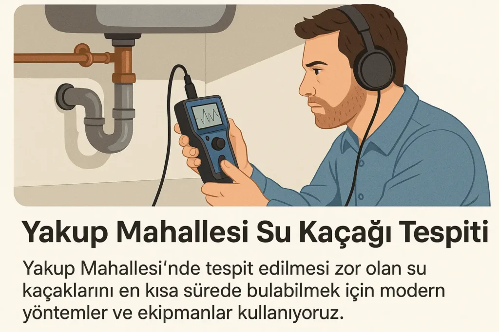 yakuplu mahallesi su kaçağı tespiti nasıl yapılıyor